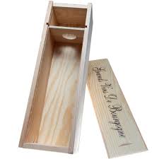 deliver your wine in a wooden gift box