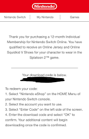 If you purchase a nintendo switch online membership, your membership will automatically renew for the selected price and subscription term unless you turn off automatic renewal. Hey Guys Got A Code For Online Goodies With My Online Membership Since I Don T Own The Game I M Giving The Code Away On Fcfs Basis Anyone Interested In Having It Just