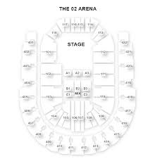The O2 Arena Seating Plan Londontheatre Co Uk