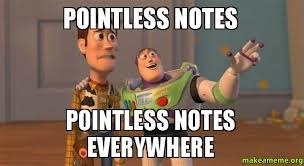 Pointless Notes Pointless Notes Everywhere - Buzz and Woody (Toy ... via Relatably.com