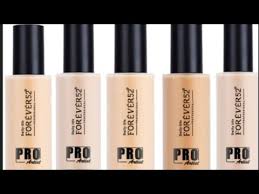 defination foundation shades