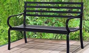Outsunny Two Seater Garden Bench Groupon