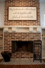 Red Brick Fireplace Photos Ideas