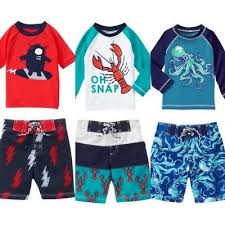 Gymboree Swimwear 18 24 2t 3t 4t 5t Shorts Rash Guard Set Alien Octopus Ebay