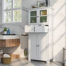 4 Door Freee Standing Bathroom Cabinet