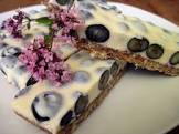 blueberry and white chocolate squares
