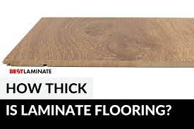 how thick is laminate flooring