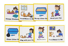 Kid Inspired Cat Care Chart By Kenson Kids