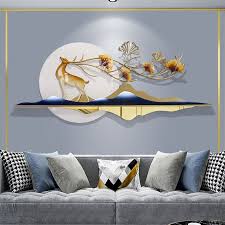 Modern Metal Wall Decor With Hollow Out