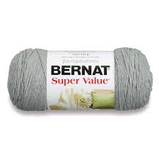 Bernat Super Value Yarn Soft Gray Yarnspirations