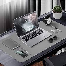 Yes, it's on the expensive side, but it's a standout piece for any home office. Eminta Dual Sided Office Desk Pad New Upgrade Sewing Waterproof Pu Leather Large Mouse Mat Desk Blotter Protector Ultra Thin Desk Writing Mat For Office Home Gray Silver 31 5 X 15 7 Pricepulse
