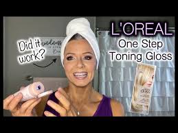 l oreal one step toning gloss does it