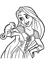 Each page contains two letters so that you can print. Rapunzel Coloring Pages Disney Free Printable Easy Tangled Colouring Tures Princess And Flynn Print Tower Mother Gothel Oguchionyewu