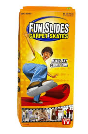 carpet fun slides indoor shoe skates