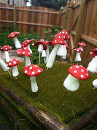 Mini Mushrooms For Fairy Gardens I