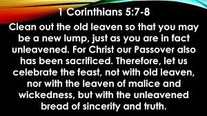 Image result for 1 corinthians 5:7-8