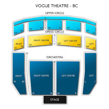 Exact Vogue Theatre Vancouver Seating Chart 2019