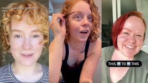 redhead makeup