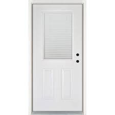 Clear Fiberglass Prehung Front Door