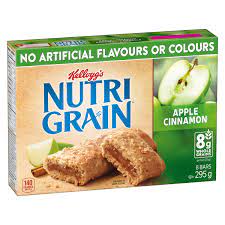 nutri grain apple cinnamon cereal bars