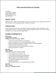 A Sample Of Resume For Job Examples Application Samples Applying
