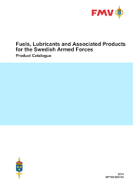 Fuels Lubricants And Associated Products For The Swedish