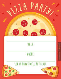 037 Free Pizza Party Invitation Templates You Re Invited