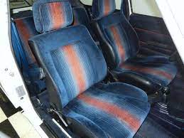 1984 Gti Back Seat With Blue Upholstery