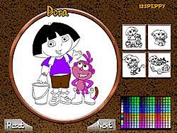 dora coloring play now