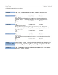 Free Resume Templates Examples   Resume Examples And Free Resume
