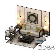 living room models pack 3db3 com