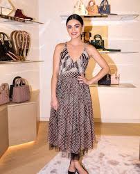 lucy hale at the dior hudson yards