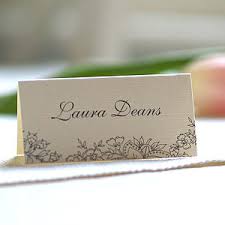 Personalised Lace Design Name Cards By Beautiful Day