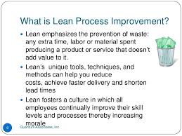 Lean Process Improvement Basics For Any Business