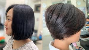However, your hair type is what will determine whether or not your bob should be layered. Short Haircuts Bob Haircuts Best Long To Short Hairstyles Transformations Bob Hair Style Youtube