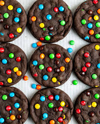 chewy chocolate m m cookies the