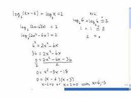 Solving Logarithmic Equations You