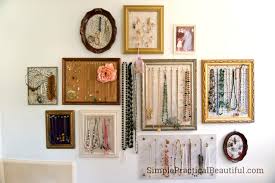 gallery wall jewelry display simple