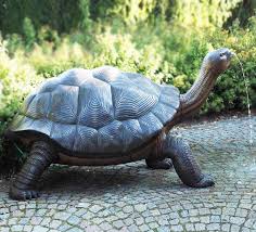 Bronze Turtle Fountain Statue