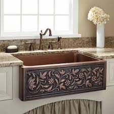 undermount vine single bowl copper sink