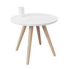 Wooden Leg Round Coffee Table Timmy