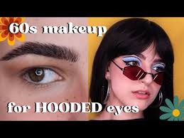 how to do 60s makeup for hooded eyes