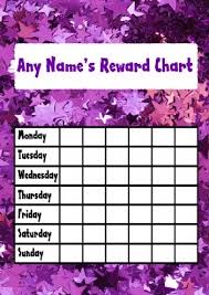Amazon Com Purple Star Sticker Reward Chart Office Products