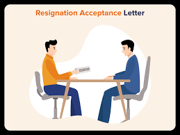 resignation acceptance letter sle