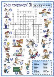 Print this activity for use with beginner english learners. English Exercises Occupations Games And Puzzles