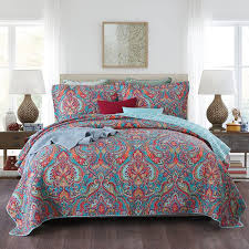 100 Cotton Quilted Bedspread