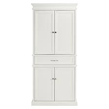 The standard pantry cabinet height is 2200 mm including the kicks. Parsons Pantry Storage Wood White Crosley Target