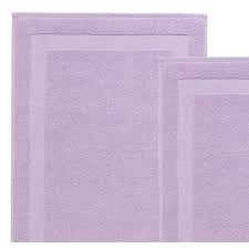 lilac turkish cotton bath mats