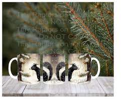 skunk themed 15 oz coffee mug choice