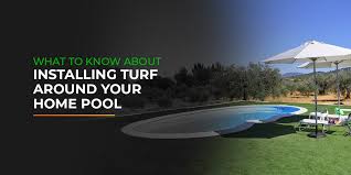 artificial gr around pool guide